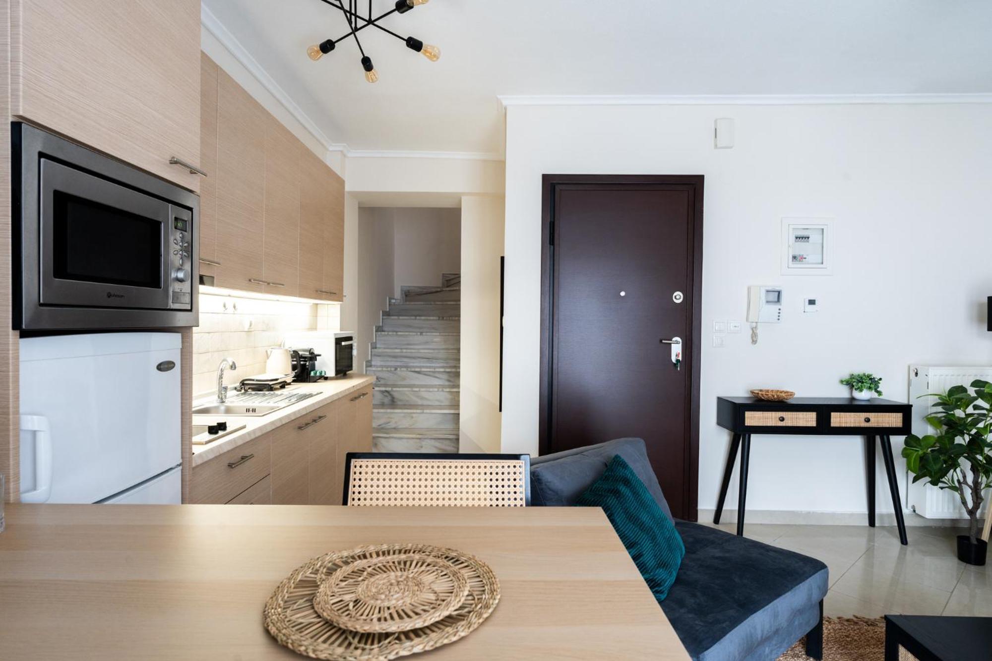 Pomegranate Luxury Penthouse Maisonette With Beautiful Terrace & Free Parking By Binobi ! Thessaloniki Exterior photo